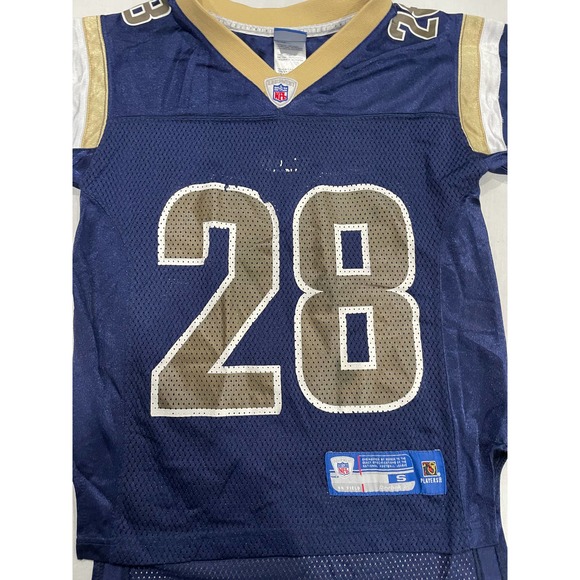 Marshall Faulk #28 St. Louis Rams Reebok NFL Jersey Size S - Picture 2 of 9